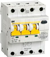 Выключатель автоматический дифференциального тока 4п C 20А 30мА тип A 6кА АВДТ-34 | код MAD22-6-020-C-30 | IEK